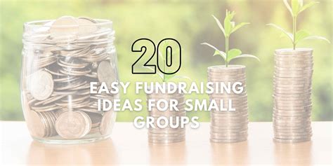 12 Fundraising Ideas for Small Groups .